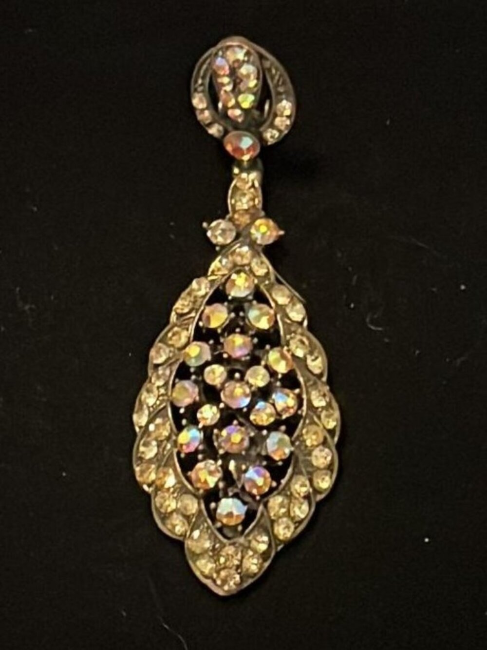 Orante Embellished Teardrop Pendant